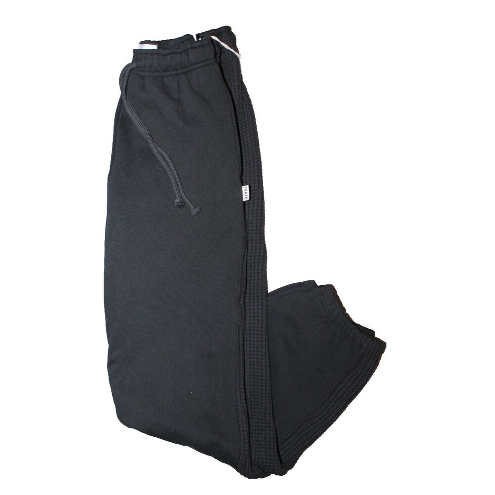 MATE THE LABEL WOMEN'S ORGANIC COTTON WAFFLE FLEECE JOGGER BLACK SZ S NEW